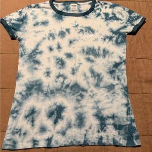 Vintage Victoria's Secret PINK  Tie-Dye Ringer Tee, Size Small